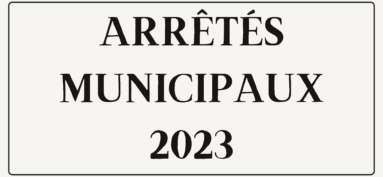 ARRETES 2023